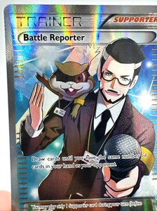 Pokemon TCG Karte Trainer Supporter Battle Reporter Full Holo 109/111 Ultra XY - Bild 1 von 19