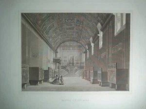 Rome Christian Museum Vatican City 1870 Aquatint - Picture 1 of 3