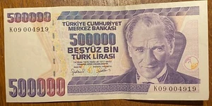 TURQUIE, BILLET DE 500000 LIRASI 1970 (BILL 152) - Picture 1 of 2