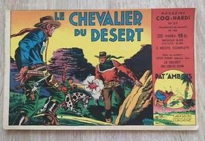 HAHN HARDI MAGAZIN ** NR. 57 LE CHEVALIER DU DESERT ** LE RALLIC 1949 - Bild 1 von 2