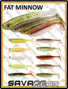 FAT MINNOW T-TAIL 13.0cm 20gr SMELT 5PCS soft shad Savage Gear - Picture 1 of 13