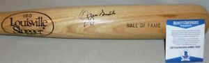 HOF -Ozzie Smith- Beckett BAS Cardinals Signed/Autograph/Auto Baseball Bat