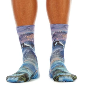 Herren WIGGLESTEPS Socken - One Size (Gr. 41/46) - Motiv: 01189 - Bergwelt 1 - Bild 1 von 7