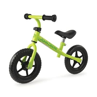 LP79413 - John Deere Toddler Balance Bike – 10" Girls' and Boys' Bike — Green - Image 1 of 2
