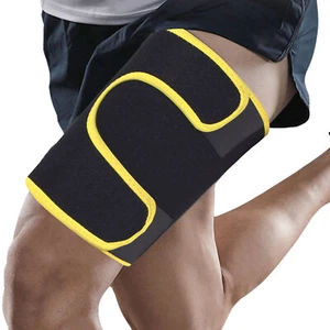 Thigh Brace Adjustable Hamstring Compression Sleeves Pain Relief Thigh Hamstring - Picture 1 of 11