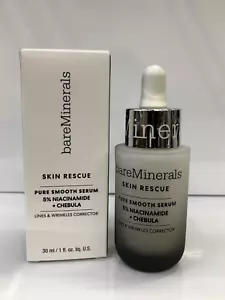 bareMinerals Skin Rescue Pure Smooth Serum with 5% Niacinamide & Chebula 1fl oz - Picture 1 of 1