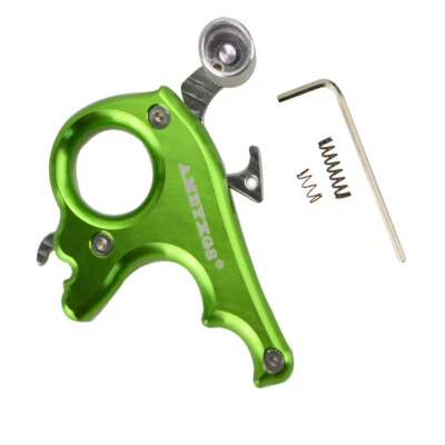 Archery Release Aids 3 Finger Grip Caliper Thumb Trigger Compound Bow Grip Tool - Image 1 of 4