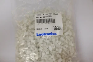 SINGLE ROW SHROUDED STRAIGHT HEADER 4 circ vert header - Leotronics 2011-2041 - Bild 1 von 2