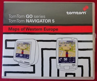 TomTom GO series Navigator 5 Karten für West Europa CD GO 300 GO 500 Navigation - Bild 1 von 3