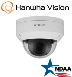 Hanwha Techwin ANV-L6012R Objektiv 2,8 mm PoE IR IP Vandal Dome Überwachungskamera - Bild 1 von 2