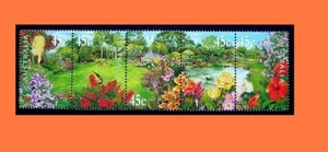  Australia 2000 Gardens strip of 5 MNH - Bild 1 von 1