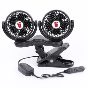 Dual 4” 12V Fans with Clamp 12 Volt Direct - Picture 1 of 5