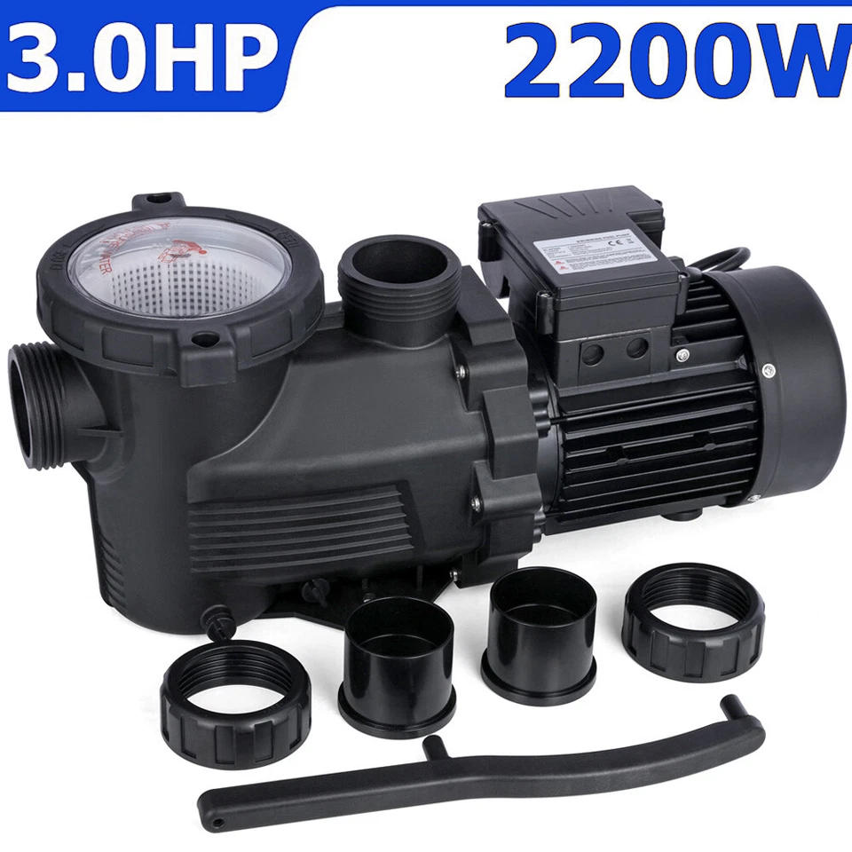3 HP Inground Swimming Pool pump motor Strainer Replacement 2200W - Image 1 of 4
