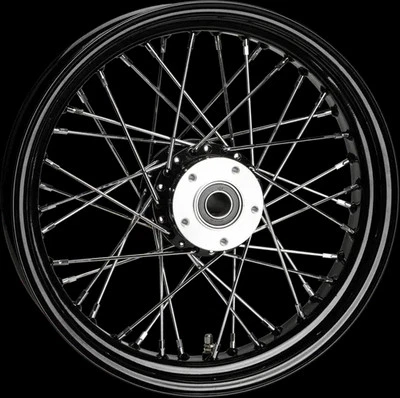 Rueda trasera HD negra 40 radios 16x3,5 Harley Dyna Super Glide Sport 04-05 Foto 1 de 3