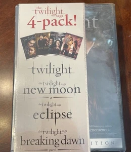 Twilight Saga 4 Pack Gift Set DVD New Moon Eclipse Breaking - Picture 1 of 3