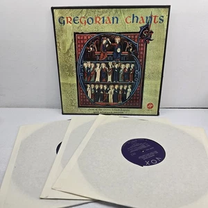 Gregorian Chants Choir Of Vienna Hofburgkapelle 3 LP Vinyl Record Set Vox Box Nm - Picture 1 of 16