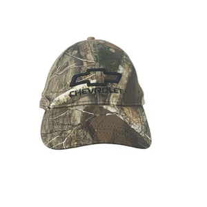 Chevy Chevrolet Trucker Hat Cap Camo Snapback Adjustable Realtree Camouflage - Picture 1 of 12