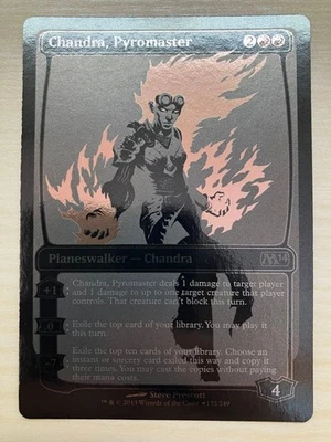 MTG Chandra Crimson Master SDCC2013 M14 Foil Promo NM - Image 1 of 2