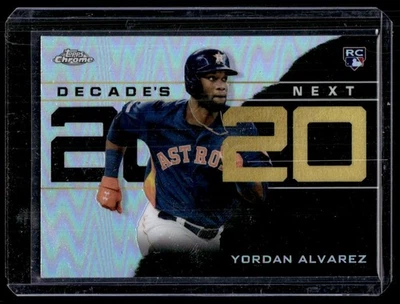 2020 Topps Chrome Update Decade's Next Yordan Alvarez Houston Astros #DNC-4 - Image 1 of 2