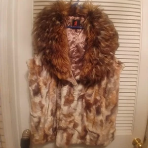 ADRIENNE LANDAU KUNSTFELL WESTE DAMEN GR. 2X W KOMFORT  - Bild 1 von 8