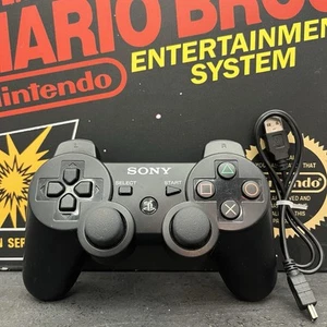Mando Sony Playstation 3 Dualshock 3 con cable USB EN MUY BUEN ESTADO PROBADO FRANQUEO GRATUITO - Imagen 1 de 11