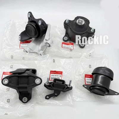 5PCS OEM Engine Motor & Trans Mounts Kit For 08-12 Honda Accord 2.4L Auto Trans - Image 1 of 4