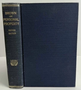 Brown on Personal Property Second Edition by Ray A. Brown 1955  - Bild 1 von 15