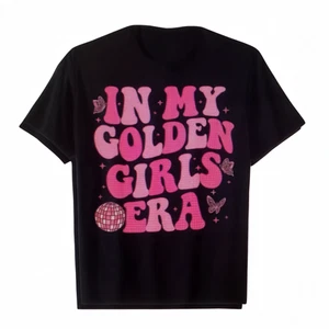 "In My Golden Girls Era" Pink Graphic Tee Retro, (MEDIUM) - FAST SHIPPING - Picture 1 of 3