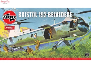 Airfix Vintage Classics British Bristol 192 Belvedere (scala 1:72) - Foto 1 di 1