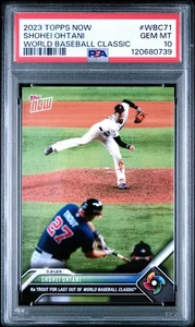 2023 Topps Now Shohei Ohtani World Baseball Classic #WBC71 PSA 10 - QUANTITÀ - Foto 1 di 2