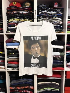 Vintage Dolce Gabbana Scarface Al Pacino Movie Promo T-Shirt Size S White - Picture 1 of 15