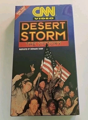 CNN Desert Storm The Victory VHS SEALED Watermark Turner Home Ent Bernard Shaw - Image 1 of 4