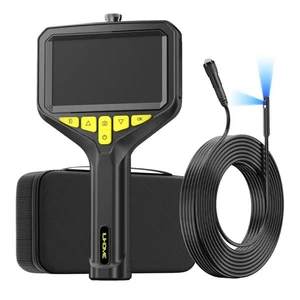 ILIHOME Cámaras Duales Cámara Endoscópica con Luz, Endoscopio Industrial, 4.3" IPS - Imagen 1 de 9