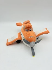 Disney Planes Dusty Crophopper Figure Plush Orange Pixar Toy Vintage - Picture 1 of 8