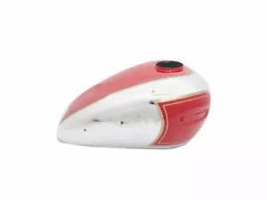 Ariel 350cc rojo pintado cromo tanque de gasolina (reproducción) - Imagen 1 de 6