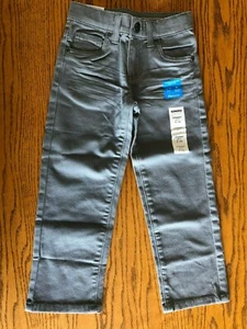 Graue Jeans Jungen NEU 4 REG grau Denim neu mit Etikett verstellbare Taille $ 26 Einzelhandel gerade - Bild 1 von 7
