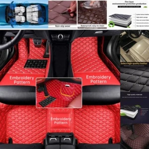 For Kia Sorento Auto Custom Carpets Car Floor Mats 2002-2025 Waterproof Liners - Foto 1 di 26