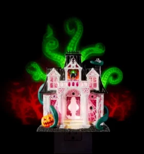 Bath & Body Works Chateau Tri-Projektor Wandblume Nachtlicht Plug-in Halloween - Bild 1 von 5