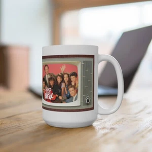 SAVED By THE BELL Tv Show Tv Retro Design Ceramic Mug 15oz Extra Large  - Picture 1 of 5