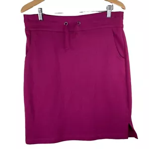 Agnes & Dora Weekend Skirt Womens Small Ribbed Elastic Waist Drawstring Pink NWT - Picture 1 of 6