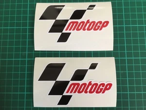 2 x Moto GP Sticker Decal Yamaha Honda Ducati Suzuki Aprilia Kawasaki - Picture 1 of 2