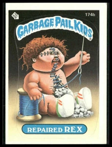 Repaired Rex #174b 1986 Topps Garbage Pail Kids Serie 5 - Imagen 1 de 2
