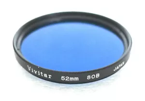 52mm Vivitar 80B Filter - Blue CC - Near PERFECT - Picture 1 of 3