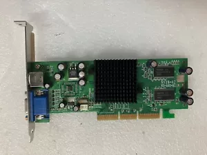 Vintage EVGA Geforce4 NV18-A2 64MB 8X DDR1 AGP Graphics Video Card MX-440-8X ~ - Picture 1 of 6