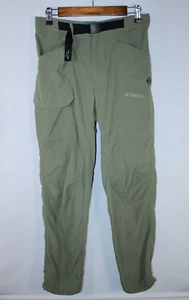 Kathmandu Men's Small Green Thin Hiking Belted Pants - Picture 1 of 12
