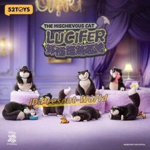 52TOYS The Mischievous Cat Lucifer Blind Box Plush Toy Confirmed Figure XmasGift - Picture 1 of 32