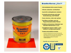 Brantho Korrux 3in1 Rostschutz 750ml RAL 3020 verkehrsrot Metallschutzfarbe   - Bild 1 von 3