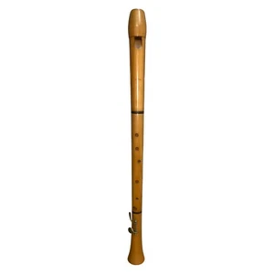 Moeck Tenor-Blockflöte Tenorflöte Flöte Tenor Doppelloch C-Klappe Holz 80er Jahr - Bild 1 von 10