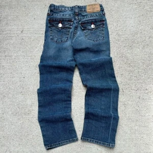 Kid’s Youth True Religion Denim Straight Leg Jeans Size 8 - Picture 1 of 8