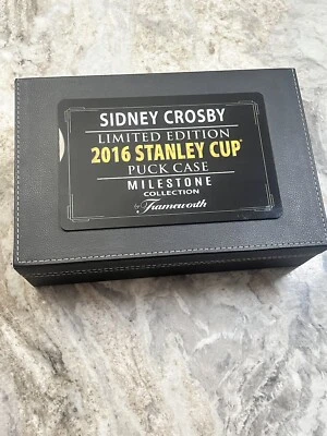 Sidney Crosby Autographed Signed Milestone Puck LE 1/87 Penguins Frameworth COA - Image 1 of 4